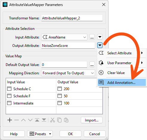 Add parameter annotation